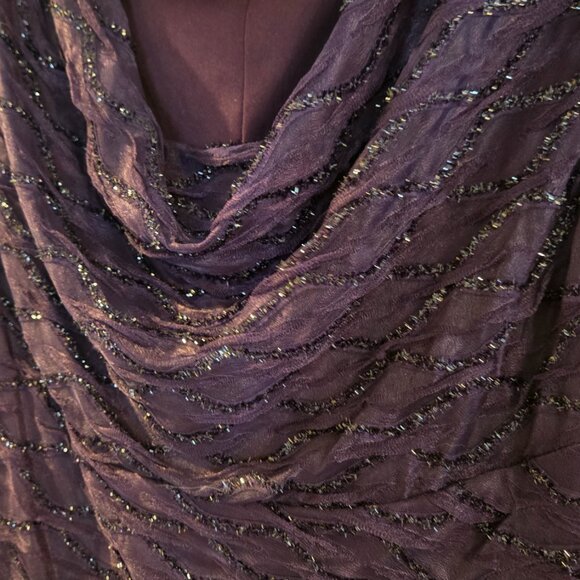 Connected Apparel - Size 10- Violet Cocktail Dress - Picture 3 of 5